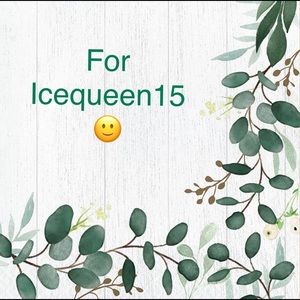 For icequeen15.